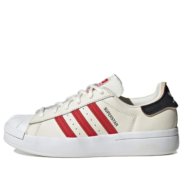 (WMNS) adidas Originals Superstar Ayoon Shoes ' Off White Better Scarlet' HP9576 - 1