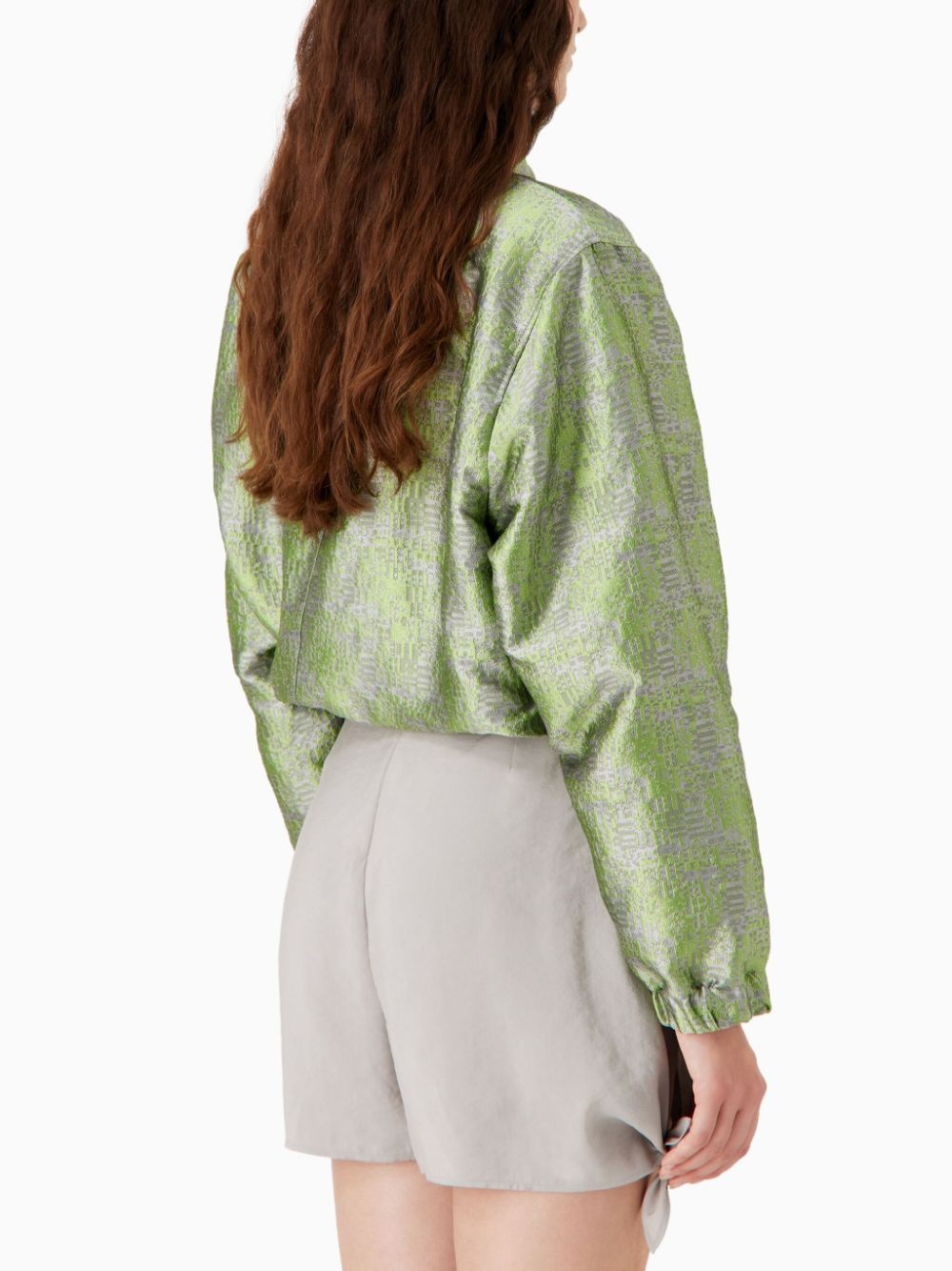 jacquard bomber jacket - 3