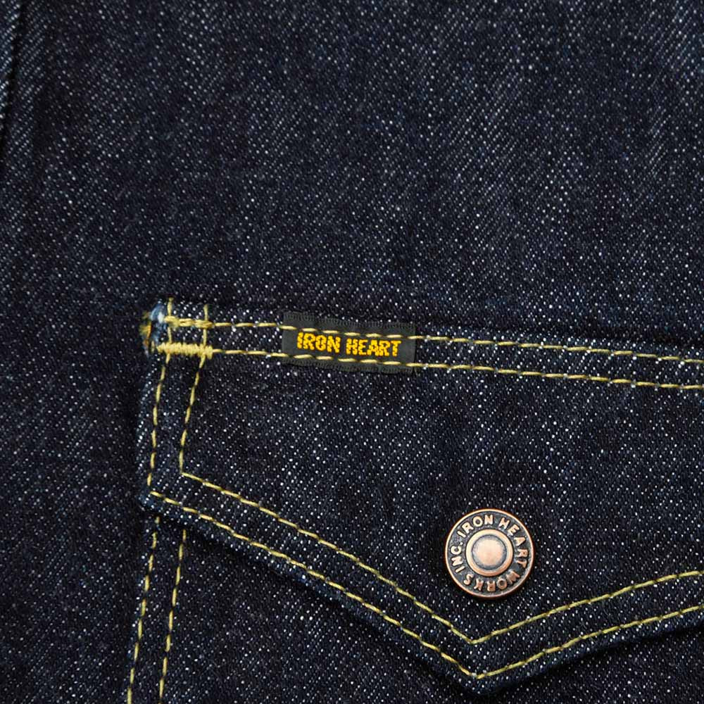 16oz Selvage C.P.O.Shirt / Indigo - IHSH-427 - 5