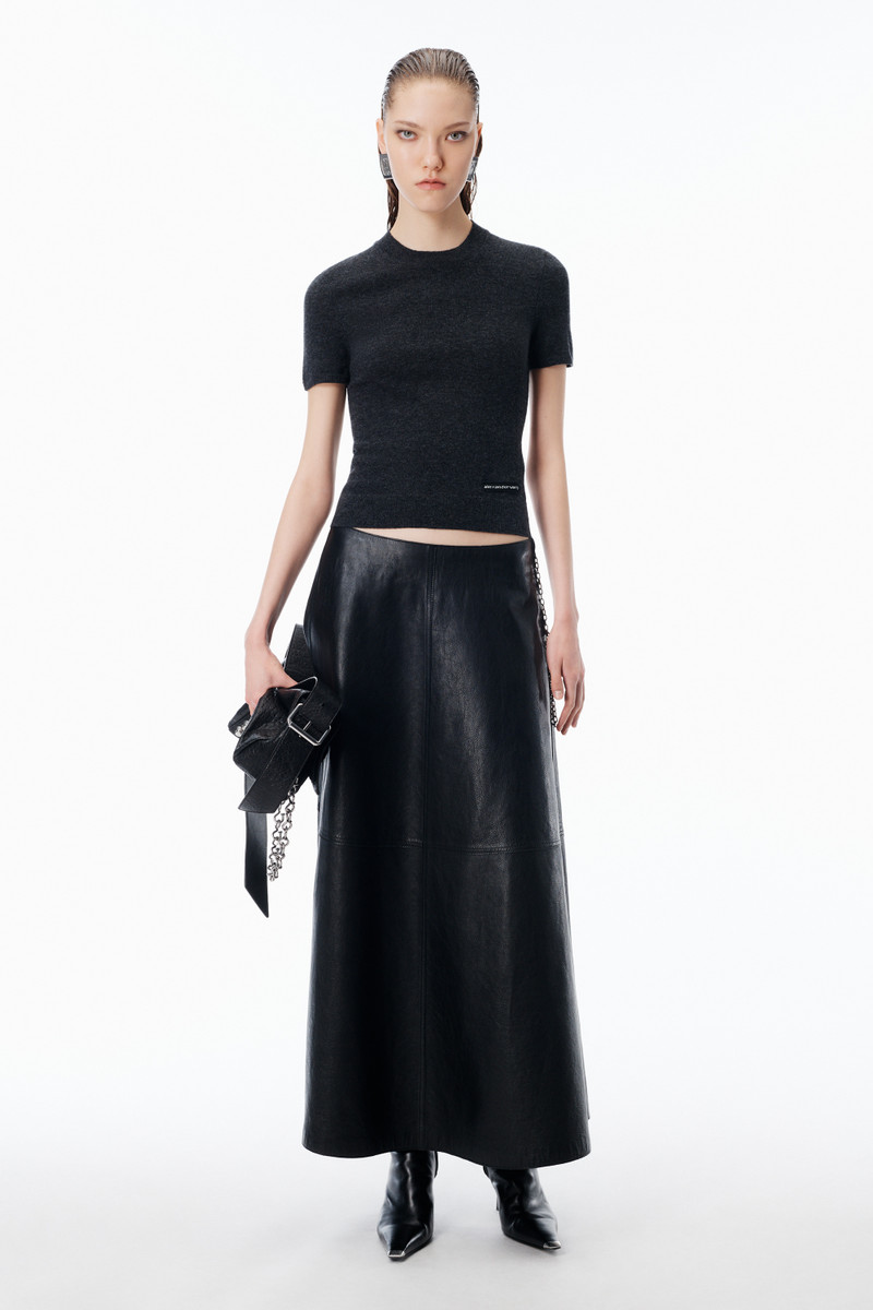 Alexander Wang Short-Sleeve Wool Tee outlook