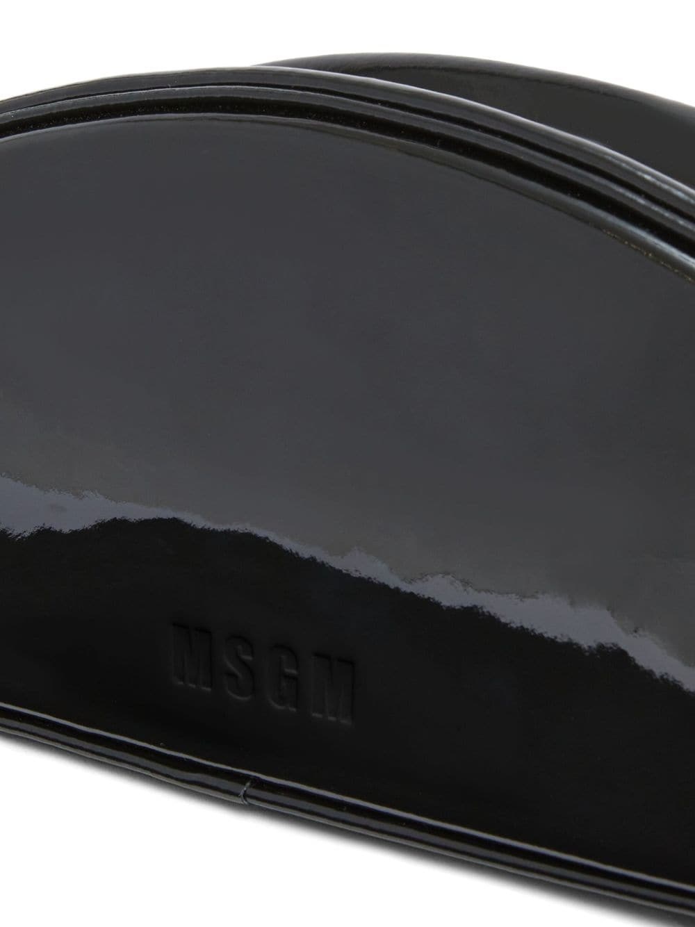 logo-debossed leather tote bag - 4