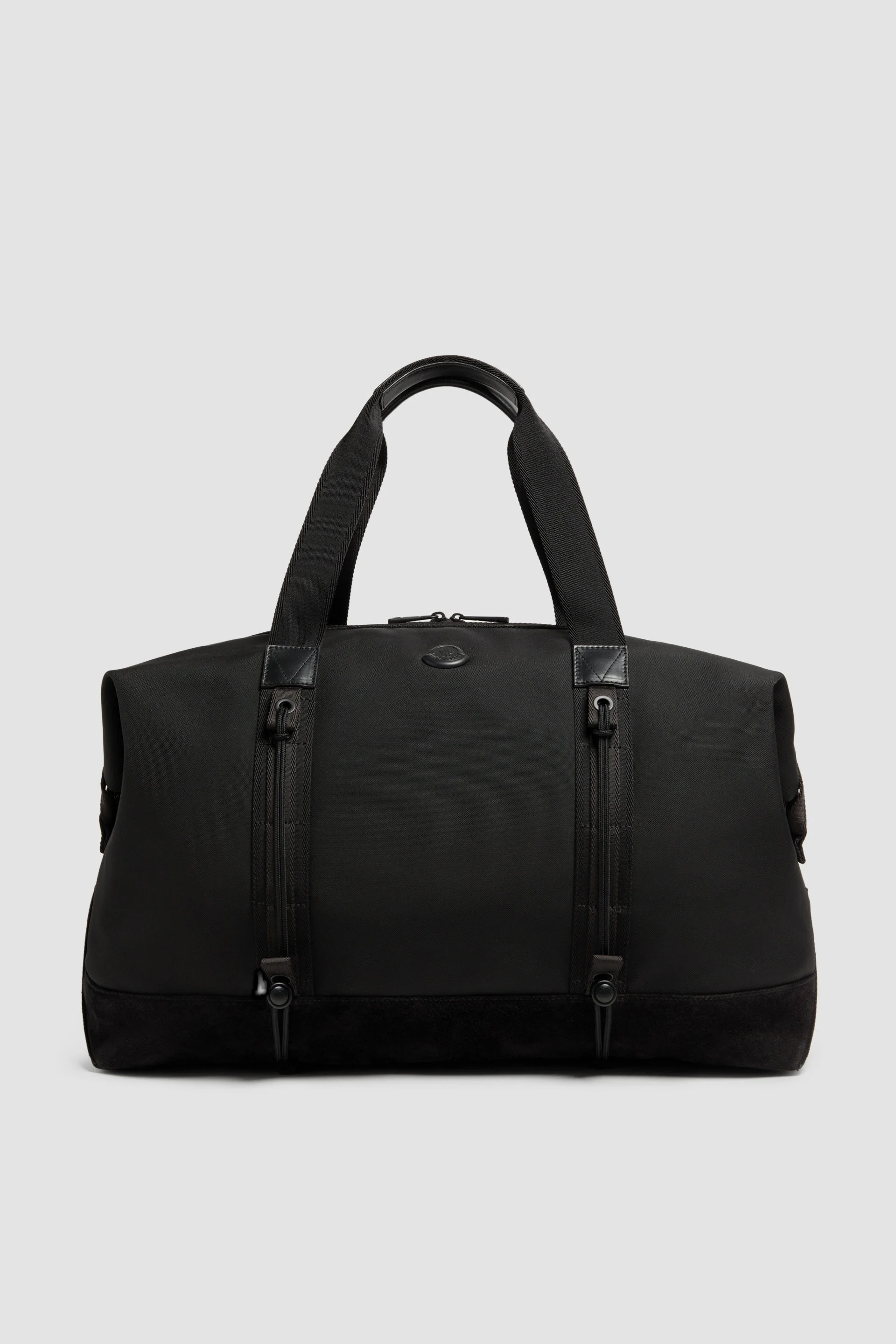 Tech Water-Repellent Leather-Trimmed Duffle Bag - 1