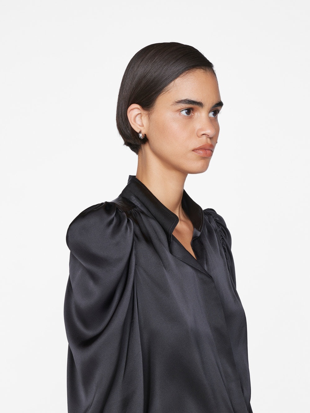 Gillian Long Sleeve Top in Noir - 6