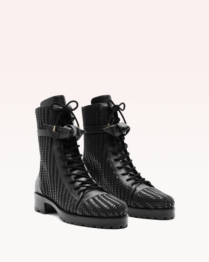 ALEXANDRE BIRMAN TRESSE COMBAT BOOTIE BLACK outlook