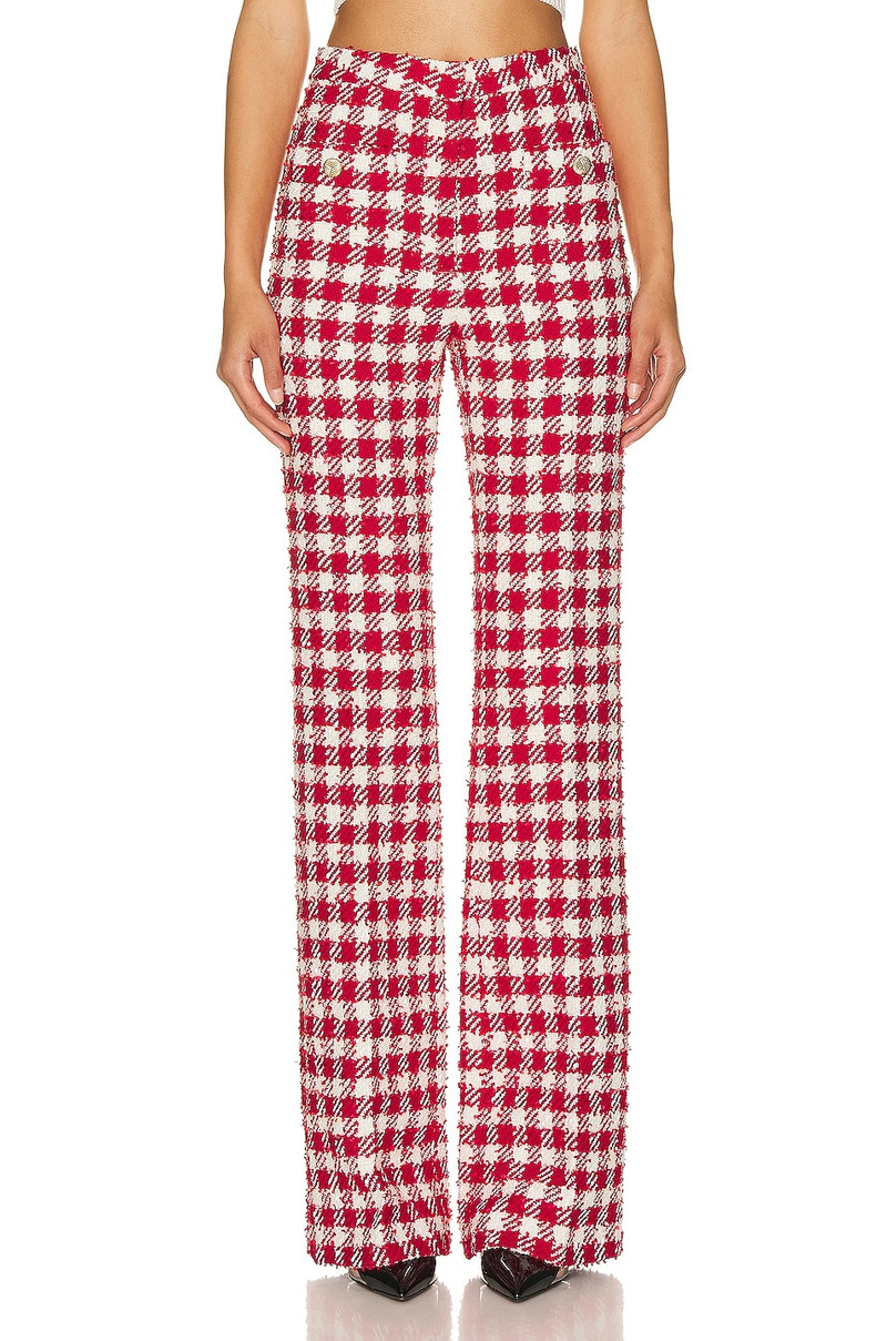 Vichy Tweed Flared Trouser 1