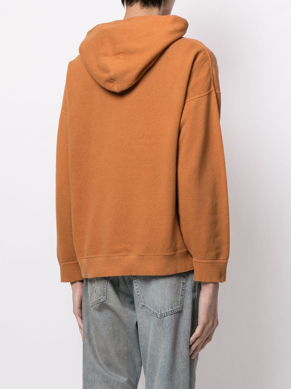 uneven-dye hoodie - 4