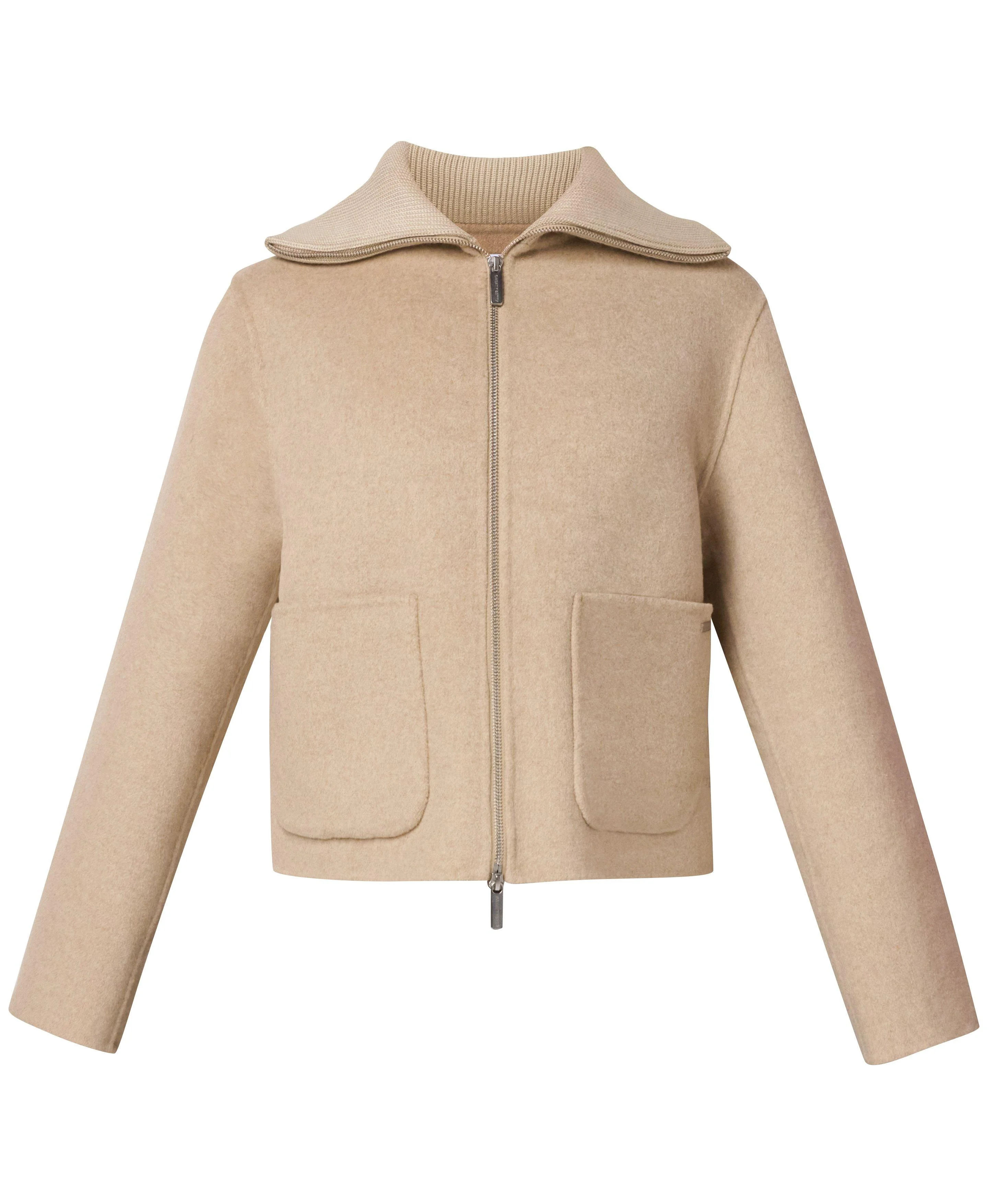 Wool Cropped Jacket - 1