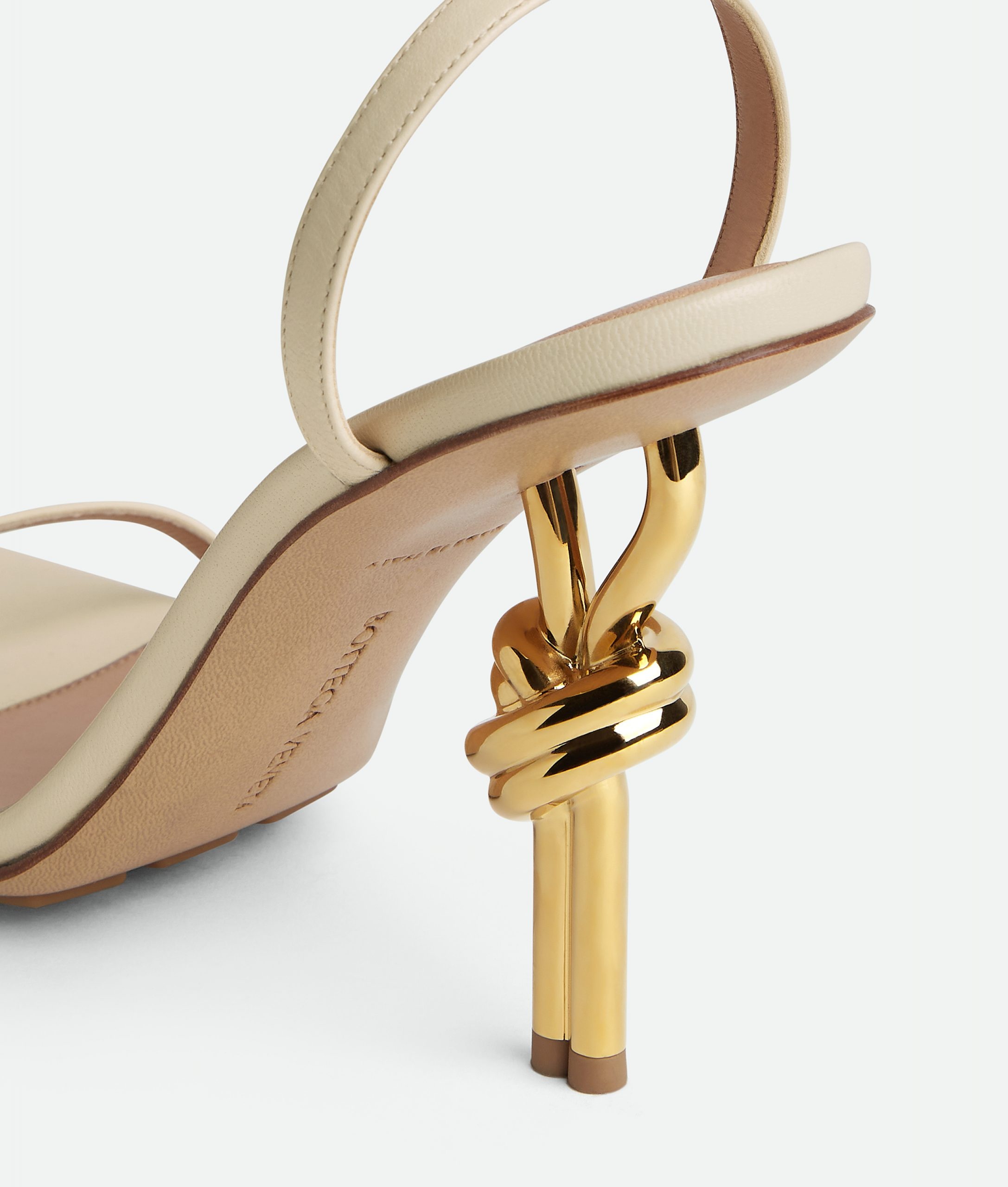 Bottega Veneta – Knot Sandal Sea Salt - 6
