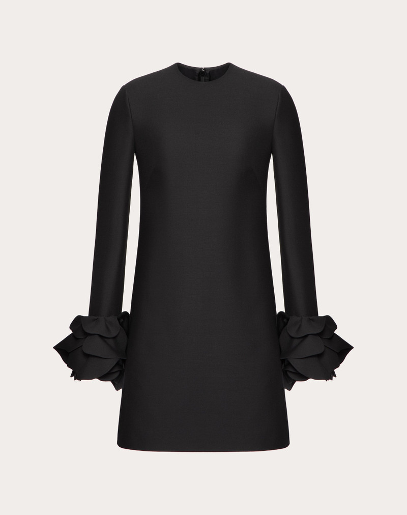 EMBROIDERED CREPE COUTURE SHORT DRESS 1