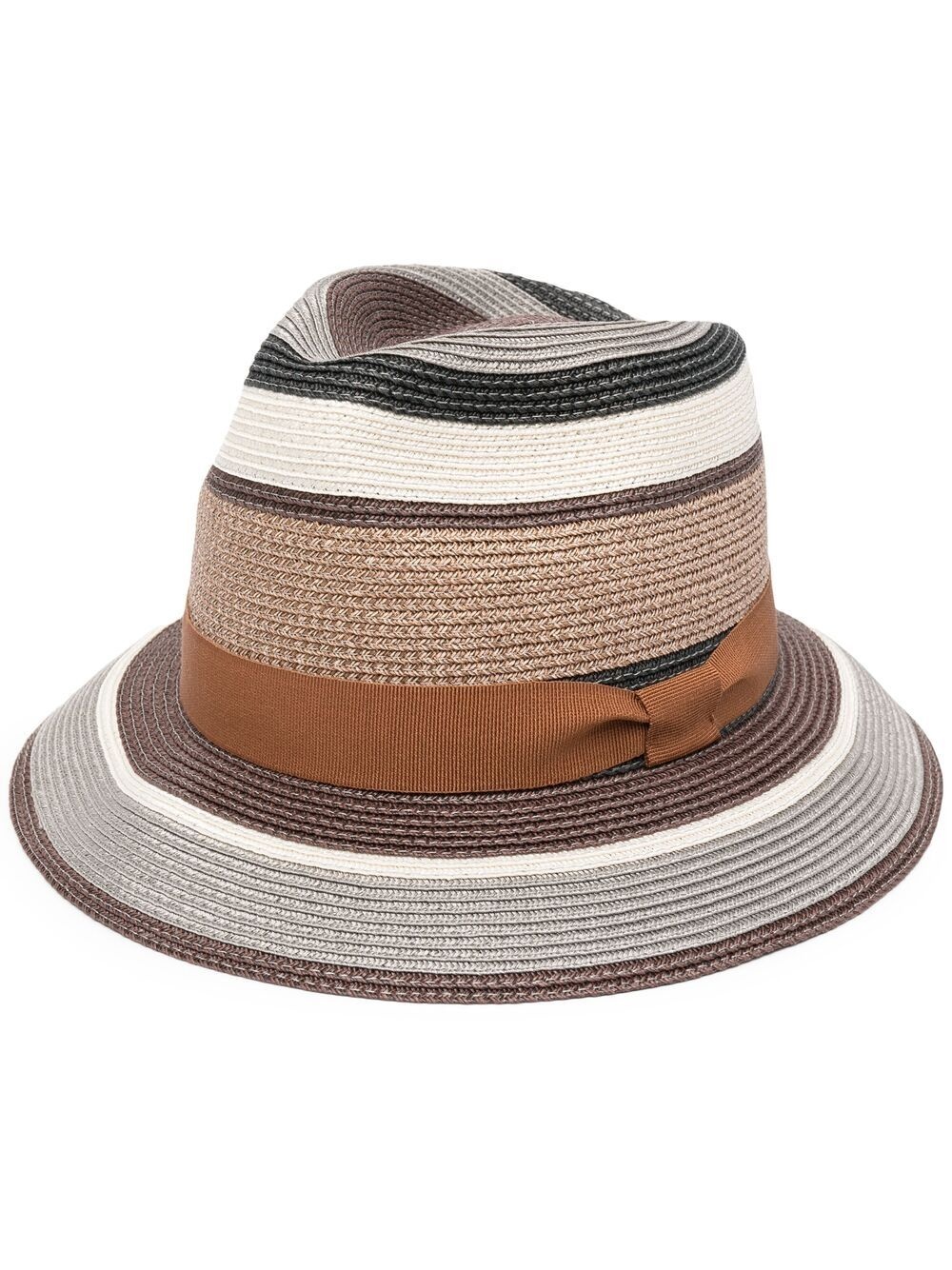 striped trilby Hat - 1