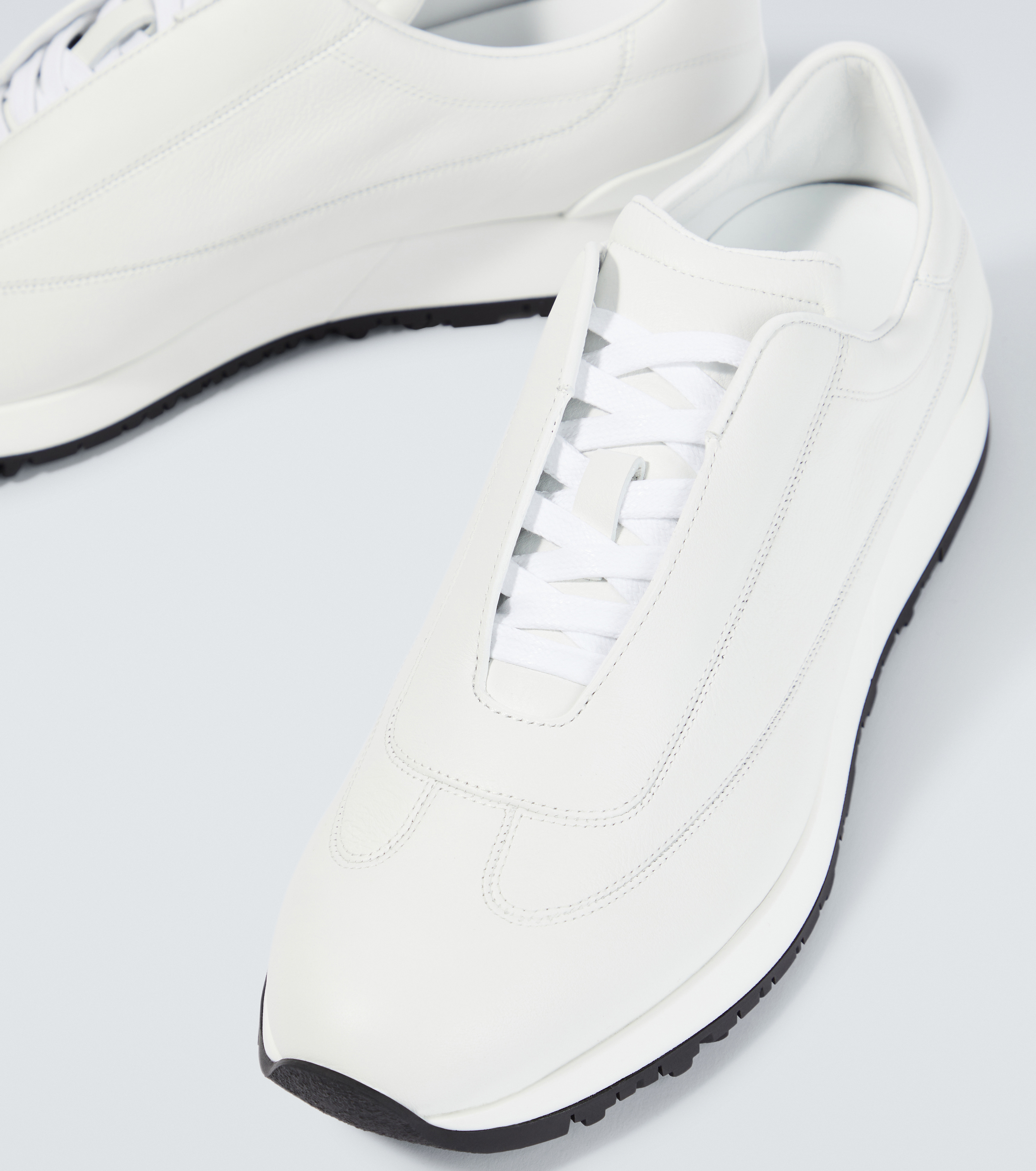 Foundry II leather low-top sneakers - 3