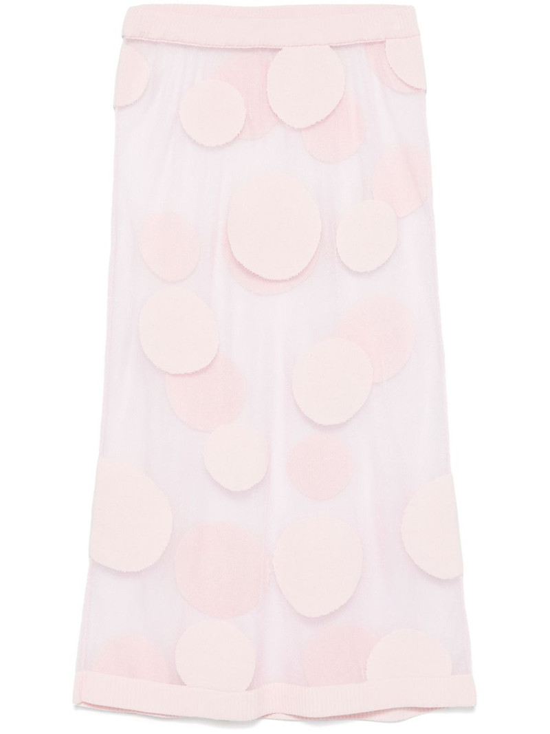 polka-dot midi skirt 1