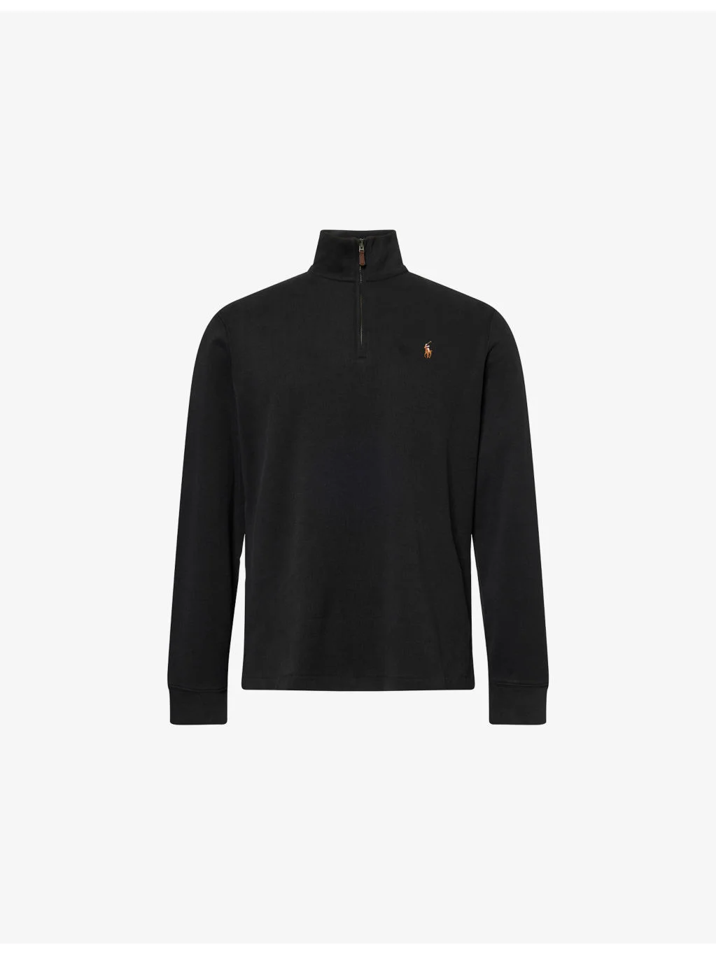 Estate funnel-neck regular-fit cotton-jersey sweatshirt - 1