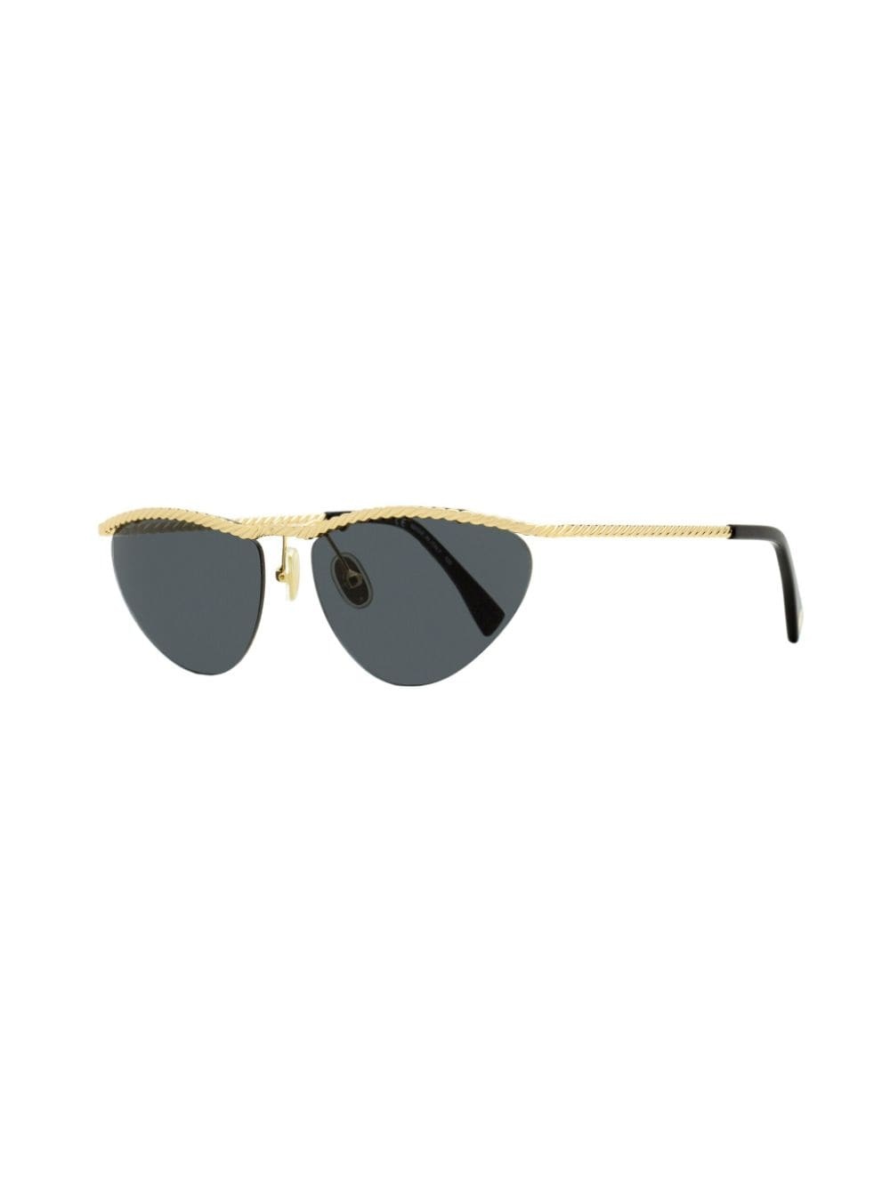 twist-detaling cat-eye sunglasses - 2
