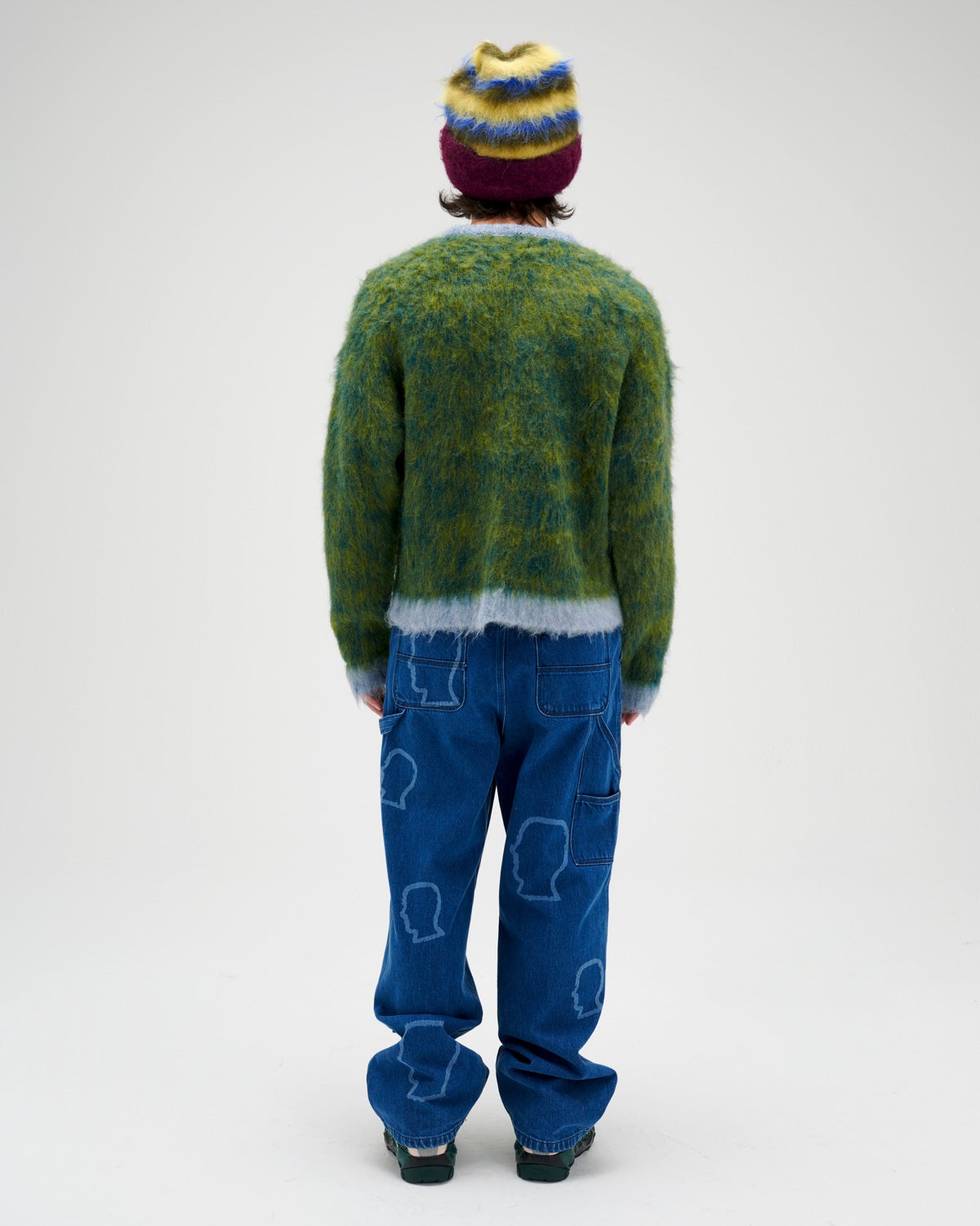 Marled Alpaca Crewneck Sweater - Mallard - 7