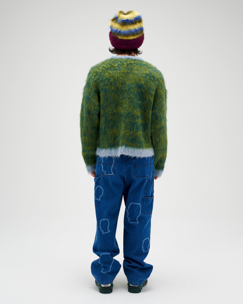 Marled Alpaca Crewneck Sweater - Mallard 7