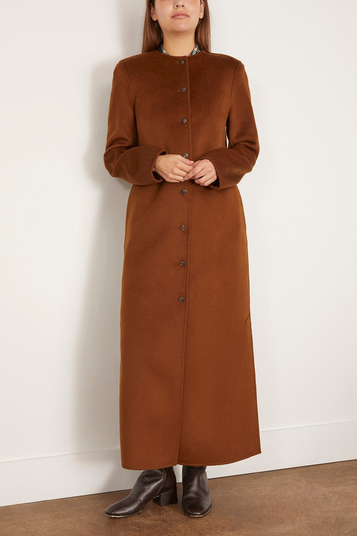 Long Coat in Wood - 7