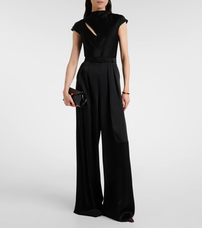 Max Mara Msevespa cutout satin jumpsuit outlook