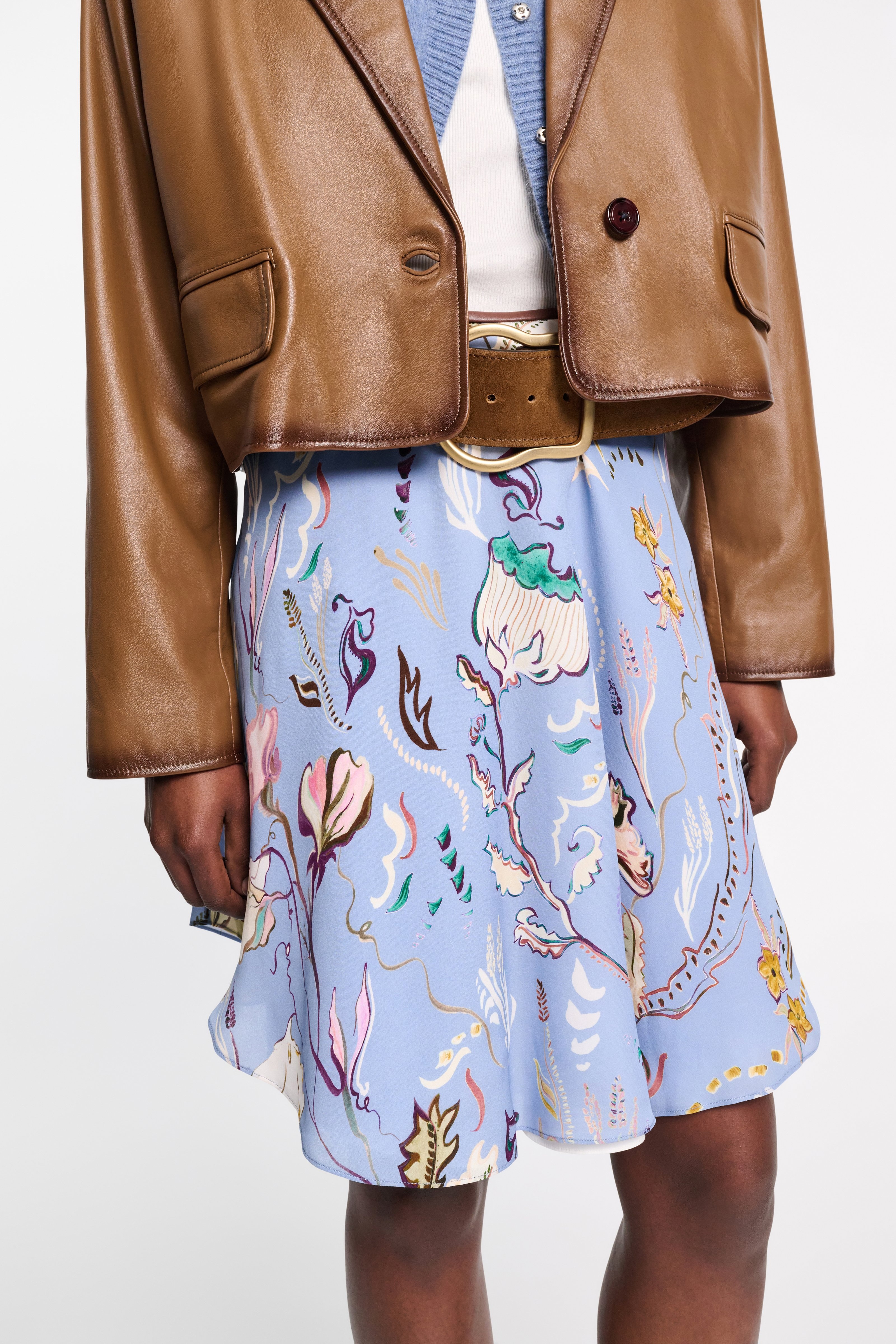 FLORAL TWIST skirt - 4