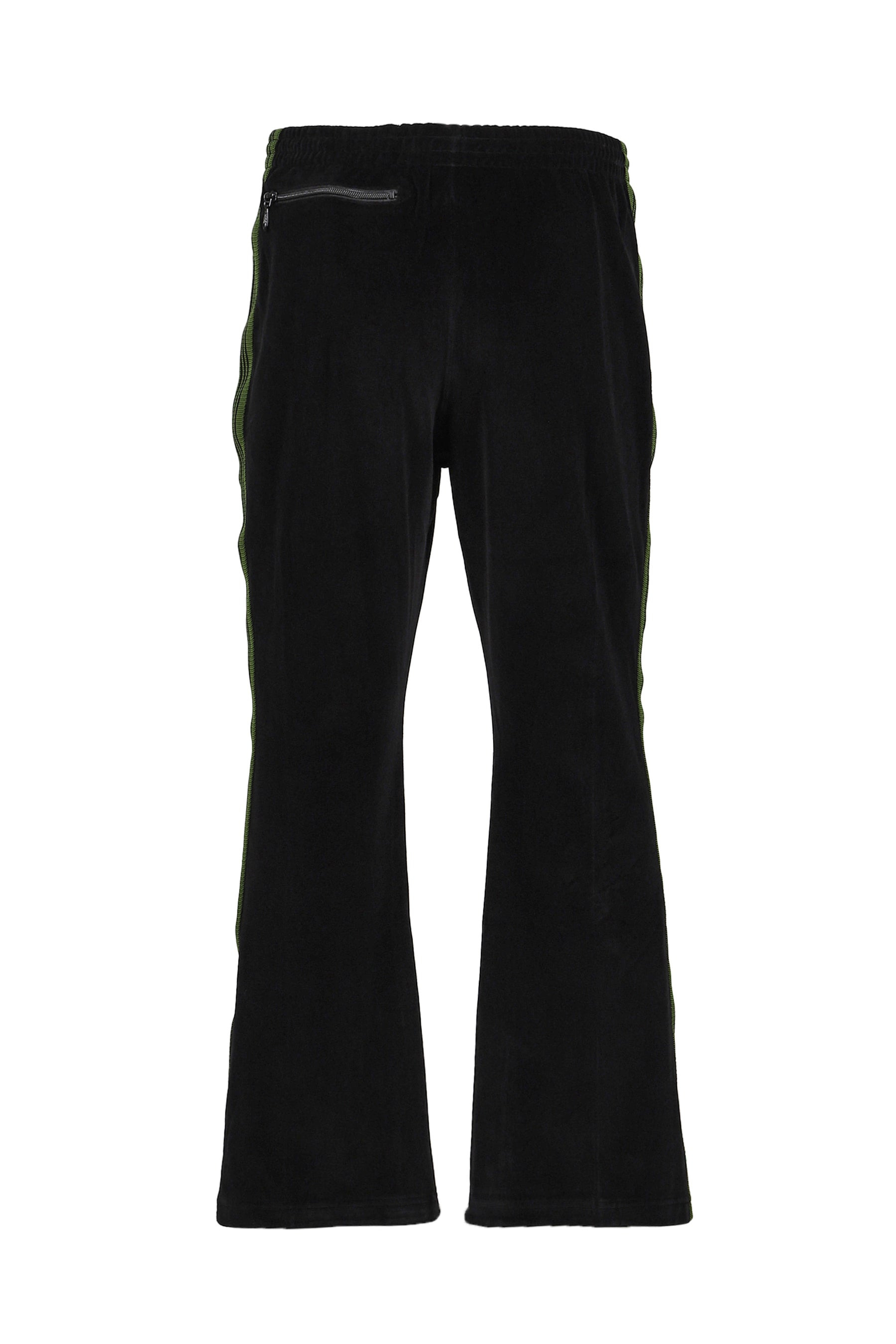 BOOT-CUT TRACK PANT - C/PE VELOUR / BLK - 9