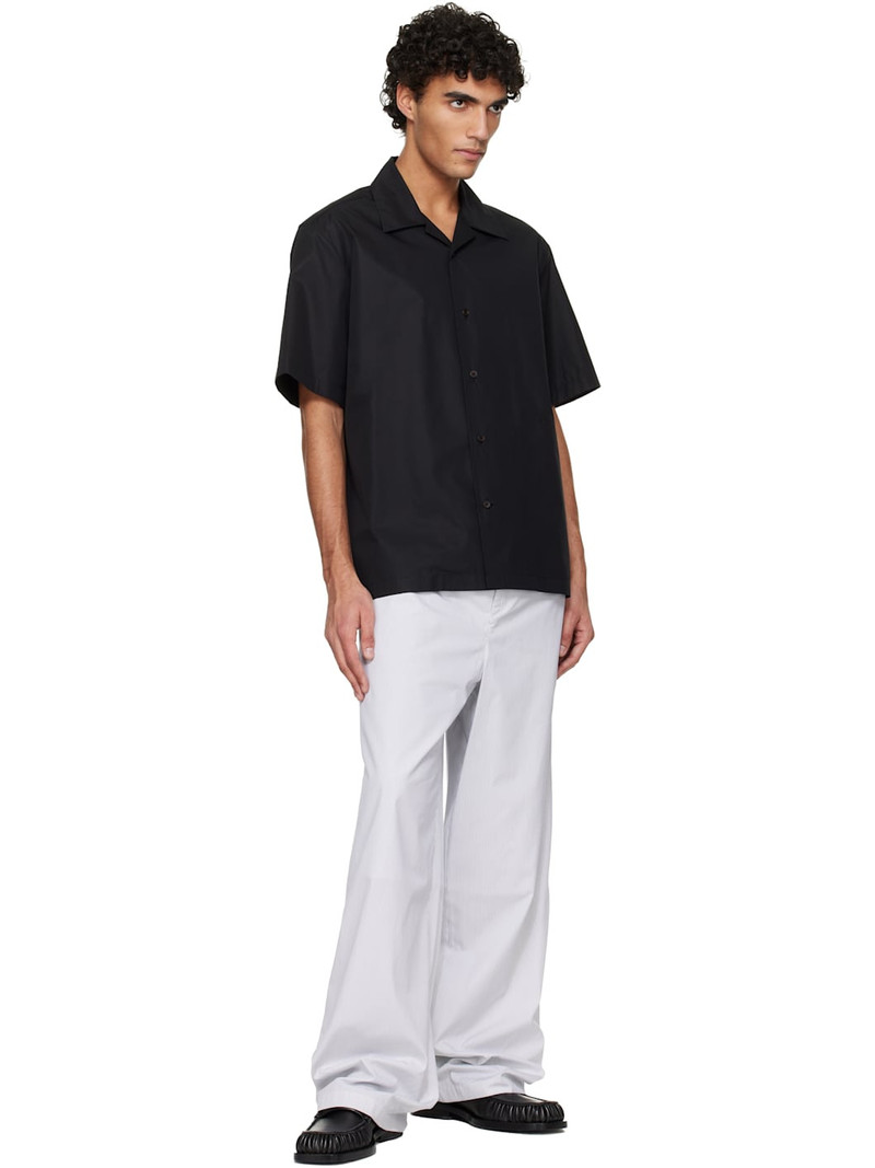 Jil Sander Black Embroidered Shirt outlook