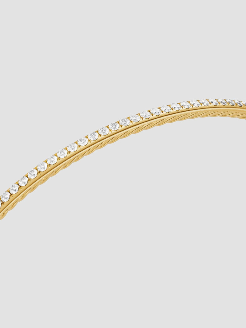 Women's Micro Pavé Bracelet in 18K Yellow Gold - Diamond 4