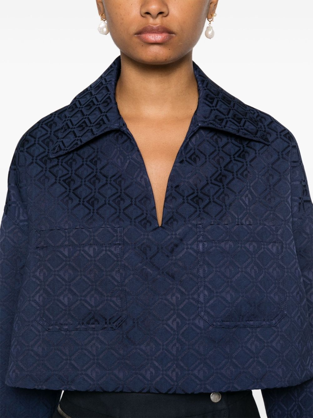 Moon Diamond jacquard vareuse - 5
