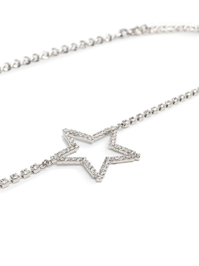 Alessandra Rich crystal-embellished star-charm belt outlook