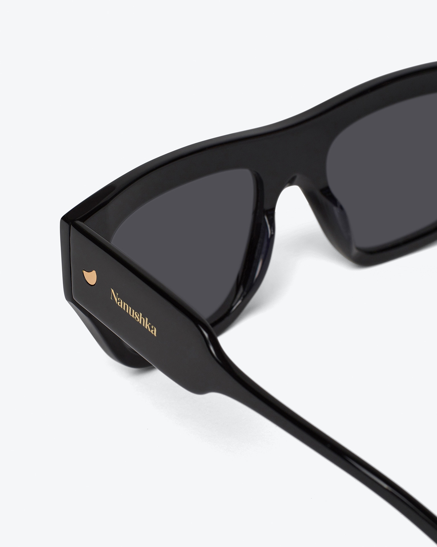 MARTIM - Bio-plastic D-frame sunglasses - Black - 3