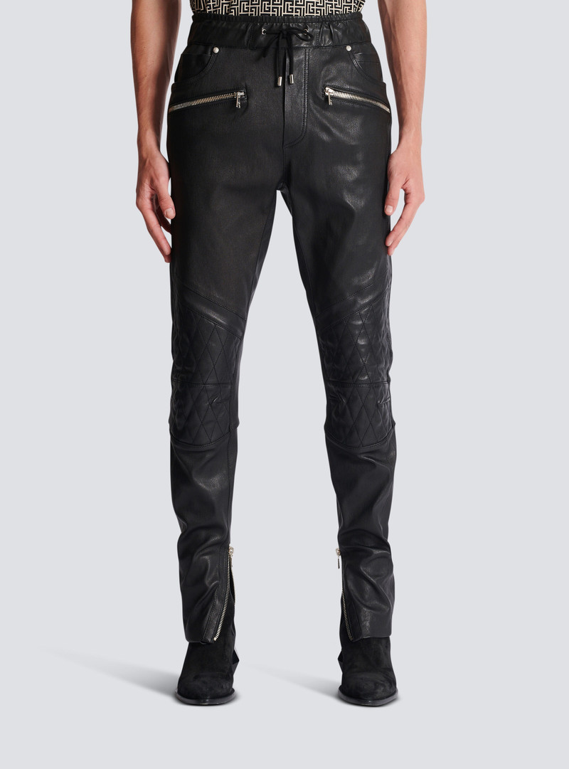 Stretch leather trousers 5