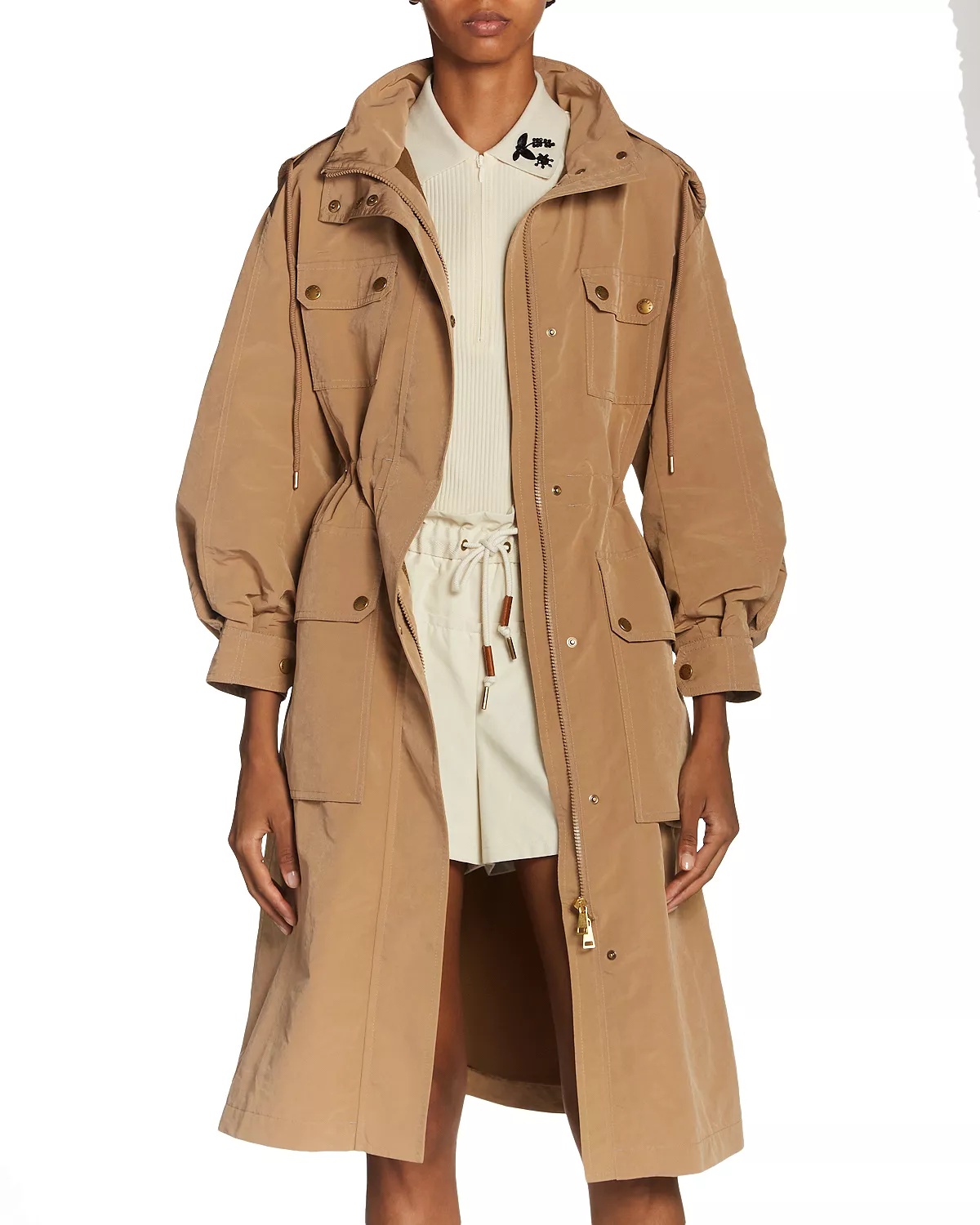 Nantes Cinched Waist Parka - 4