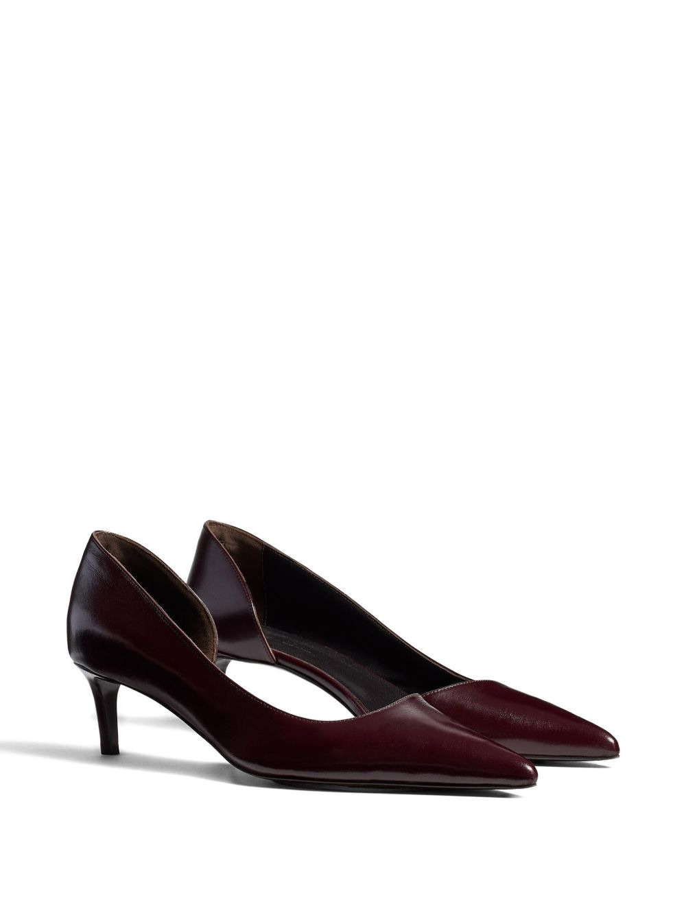 pointed toe kitten heel pumps - 2