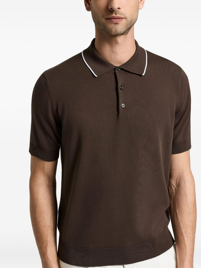 PESERICO cotton-tricot polo shirt outlook