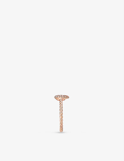 Boucheron Serpent Bohème 18ct rose gold and 0.32ct diamond ring outlook