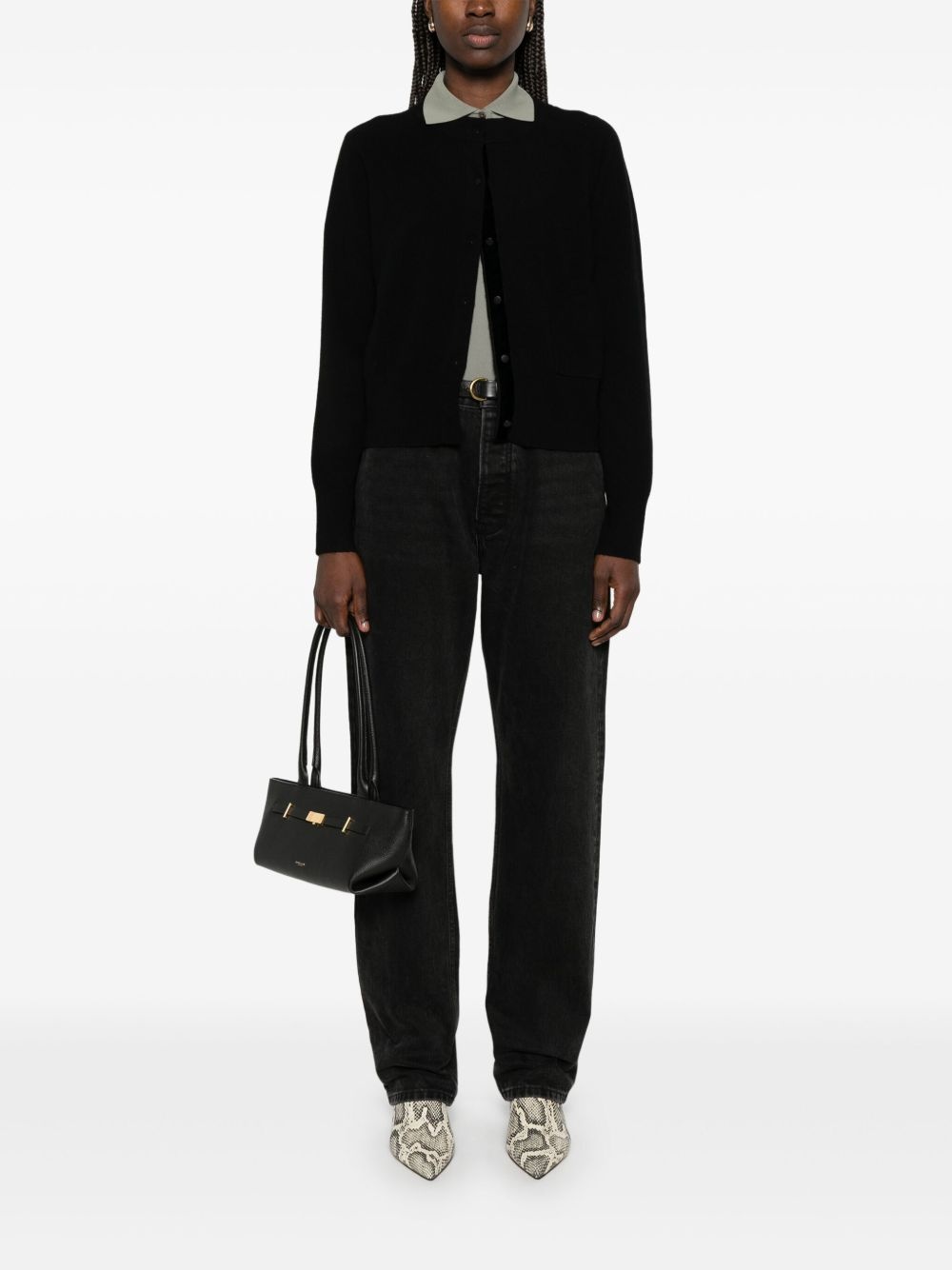 ribbed-knit cardigan - 2