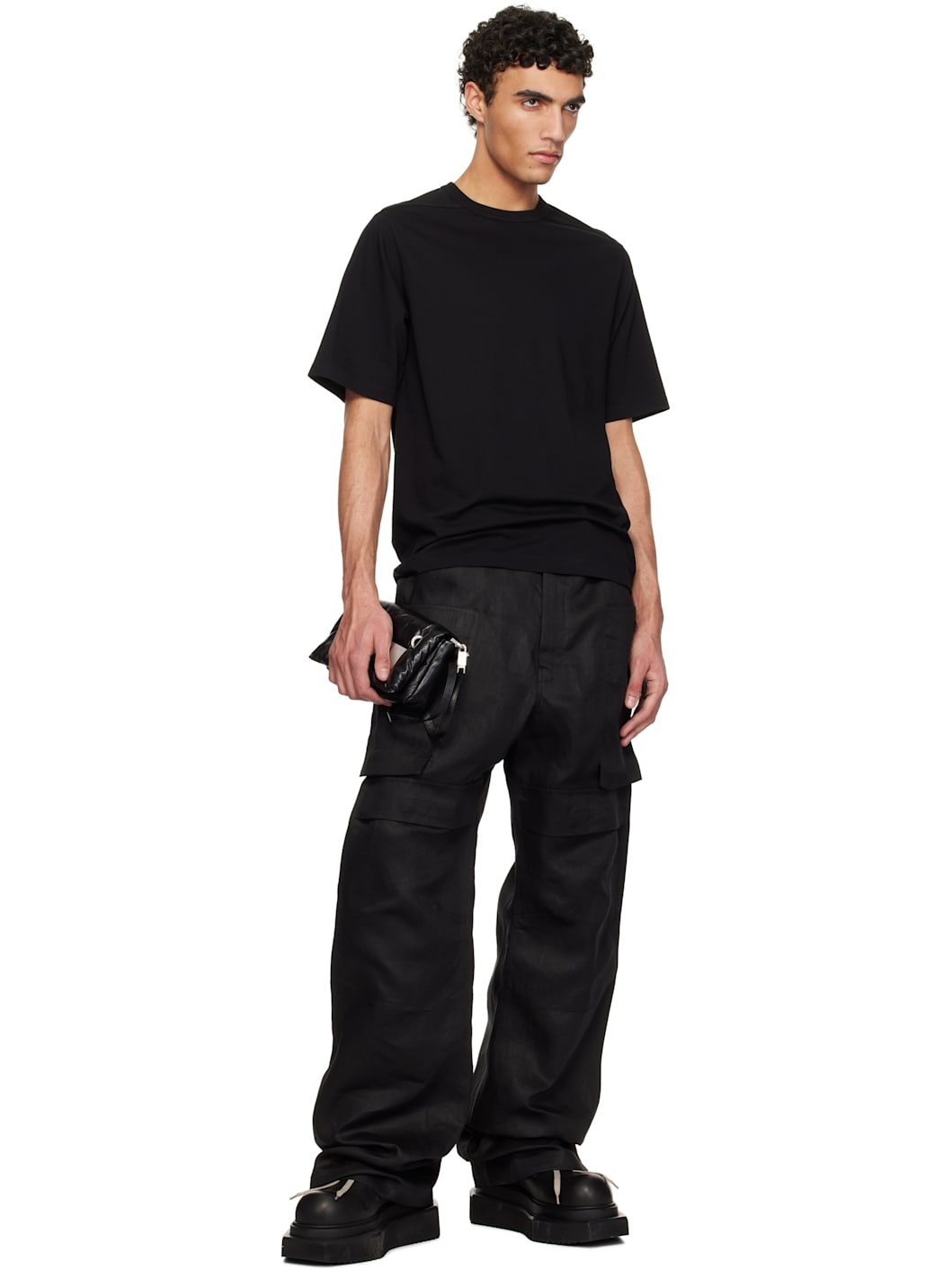 Black Hollywood Stefan Cargo Pants - 4