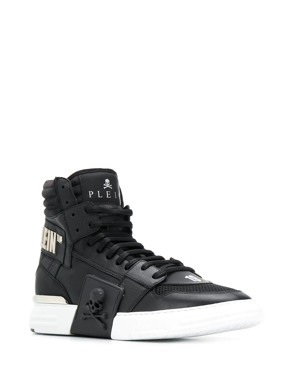 skull detail sneakers - 2