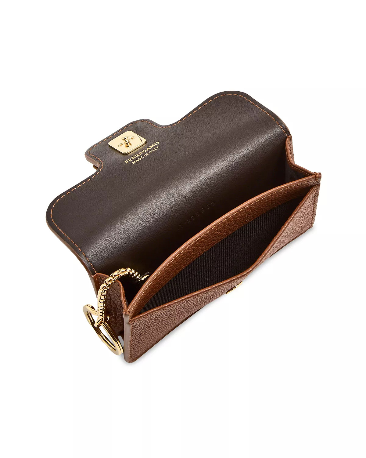 Gancini Leather Card Case - 2