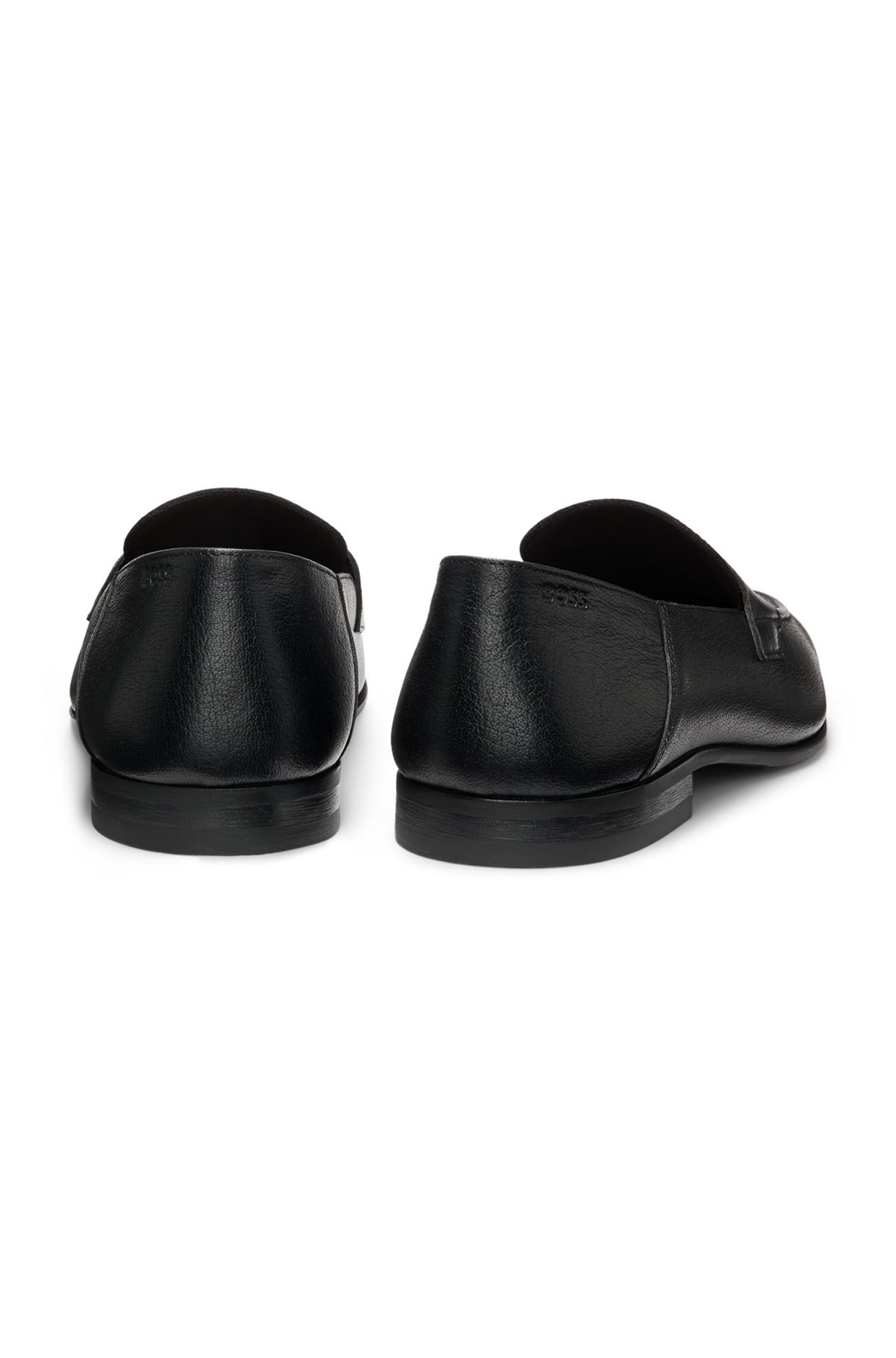 PENNY LOAFERS IN TUMBLED LEATHER - 5