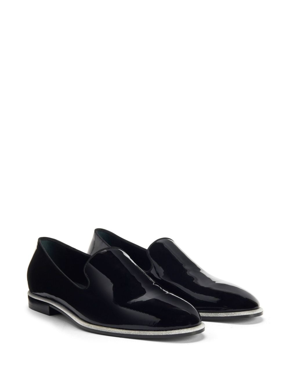 Vilbert patent-finish leather loafers - 2