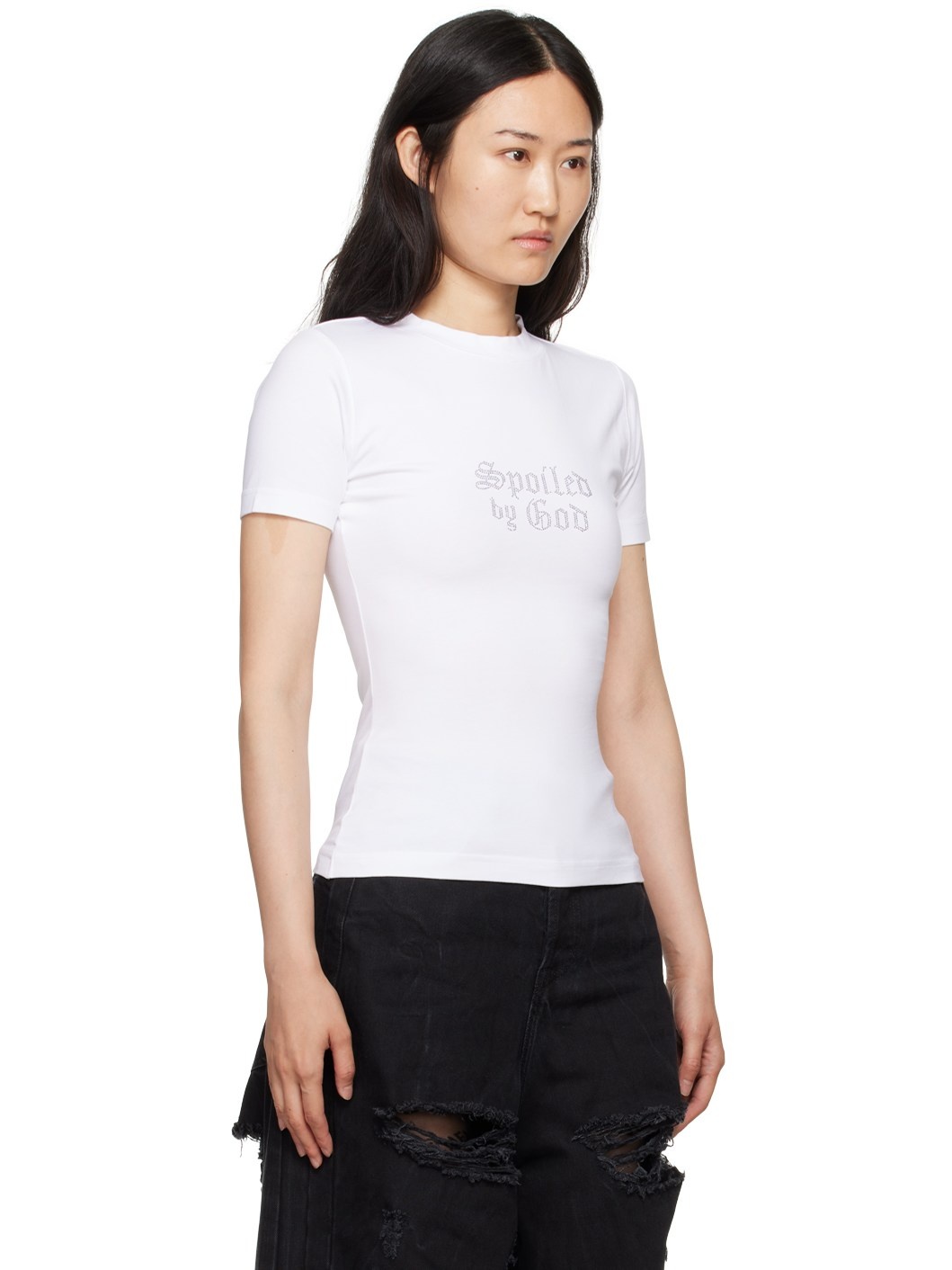 White 'Spoiled By God' T-Shirt - 2