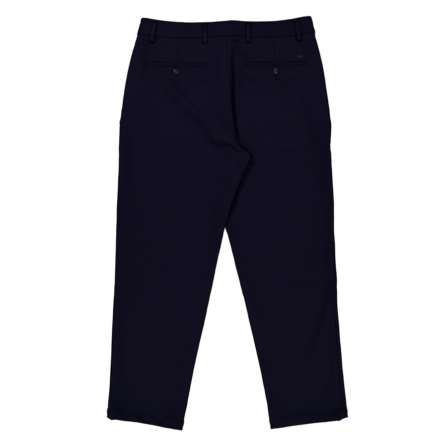 Emporio Armani Straight-Leg Tailored-Cut Trousers - 6