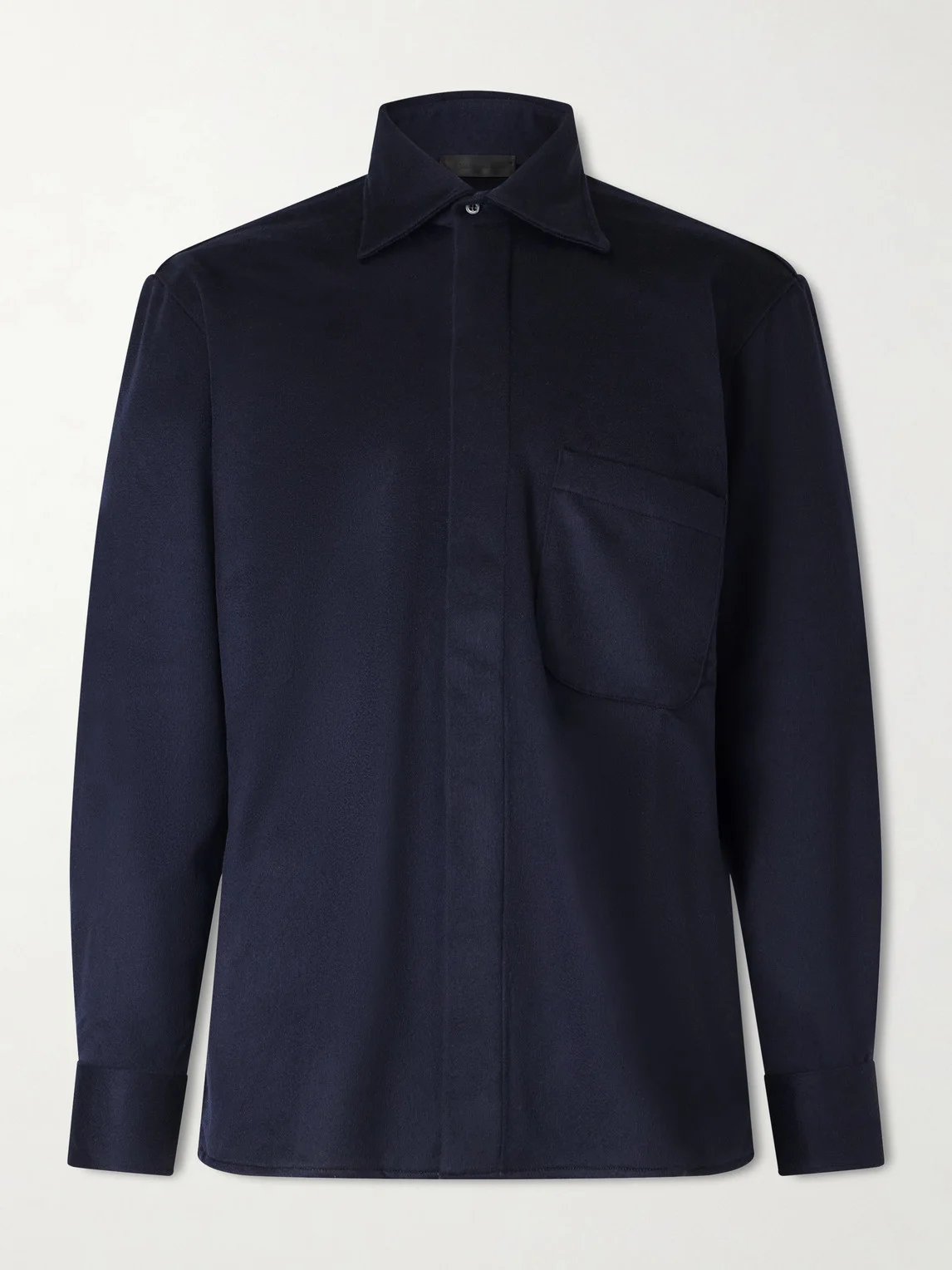 Cashmere Shirt Jacket - 1