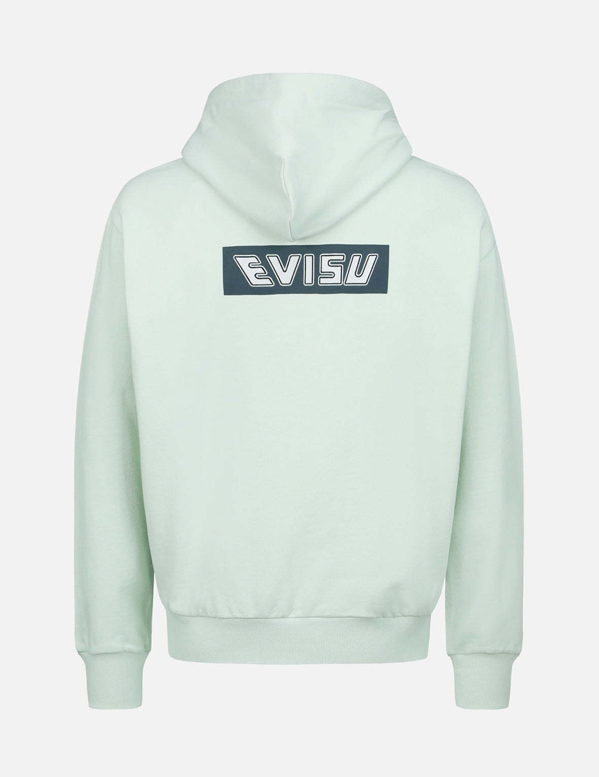 Daruma Denim Appliqué Hooded Sweatshirt - 2