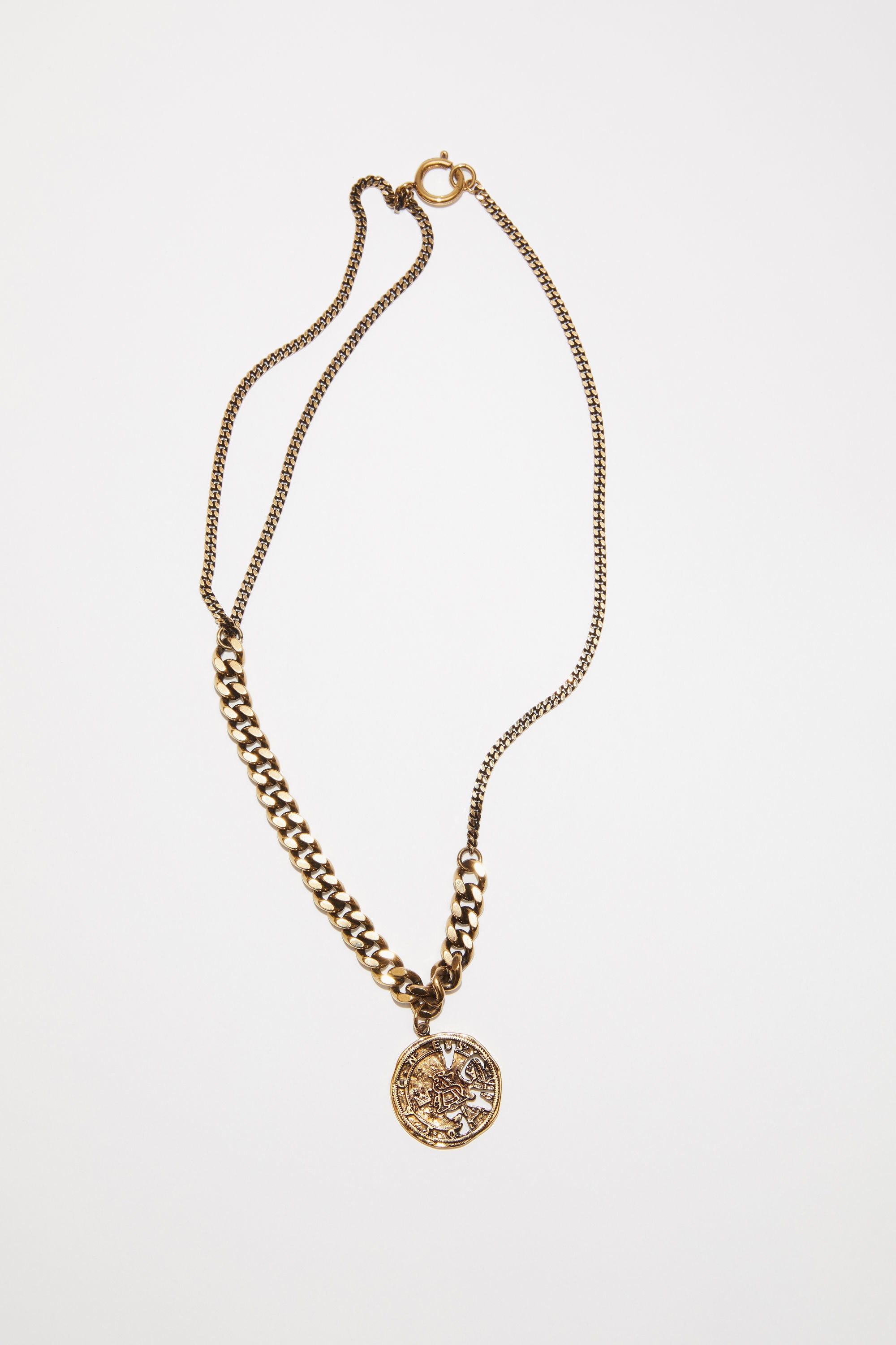 Long coin necklace - Antique gold - 4