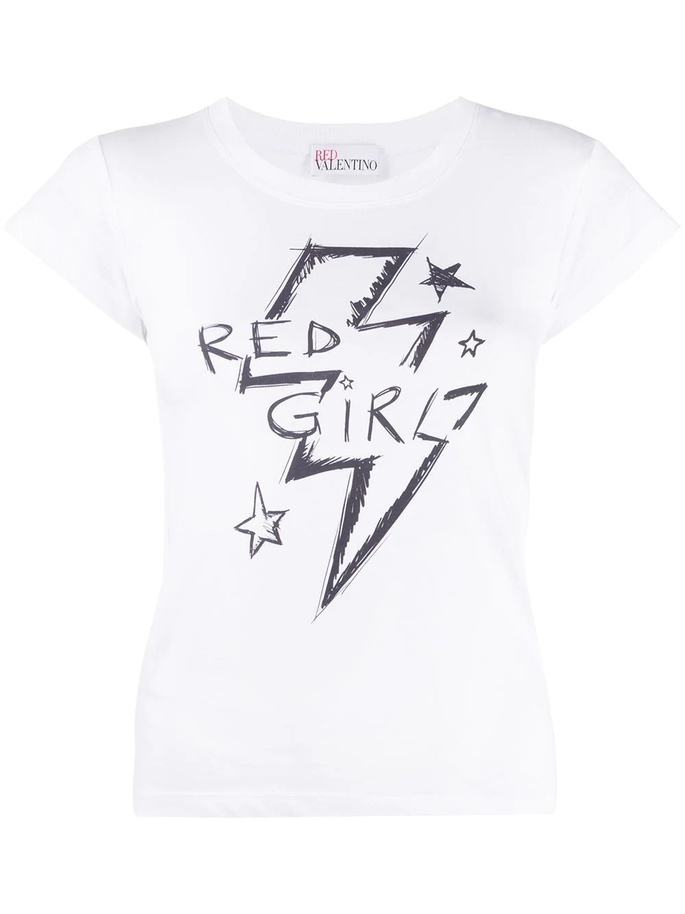 Red Girl print T-shirt - 1