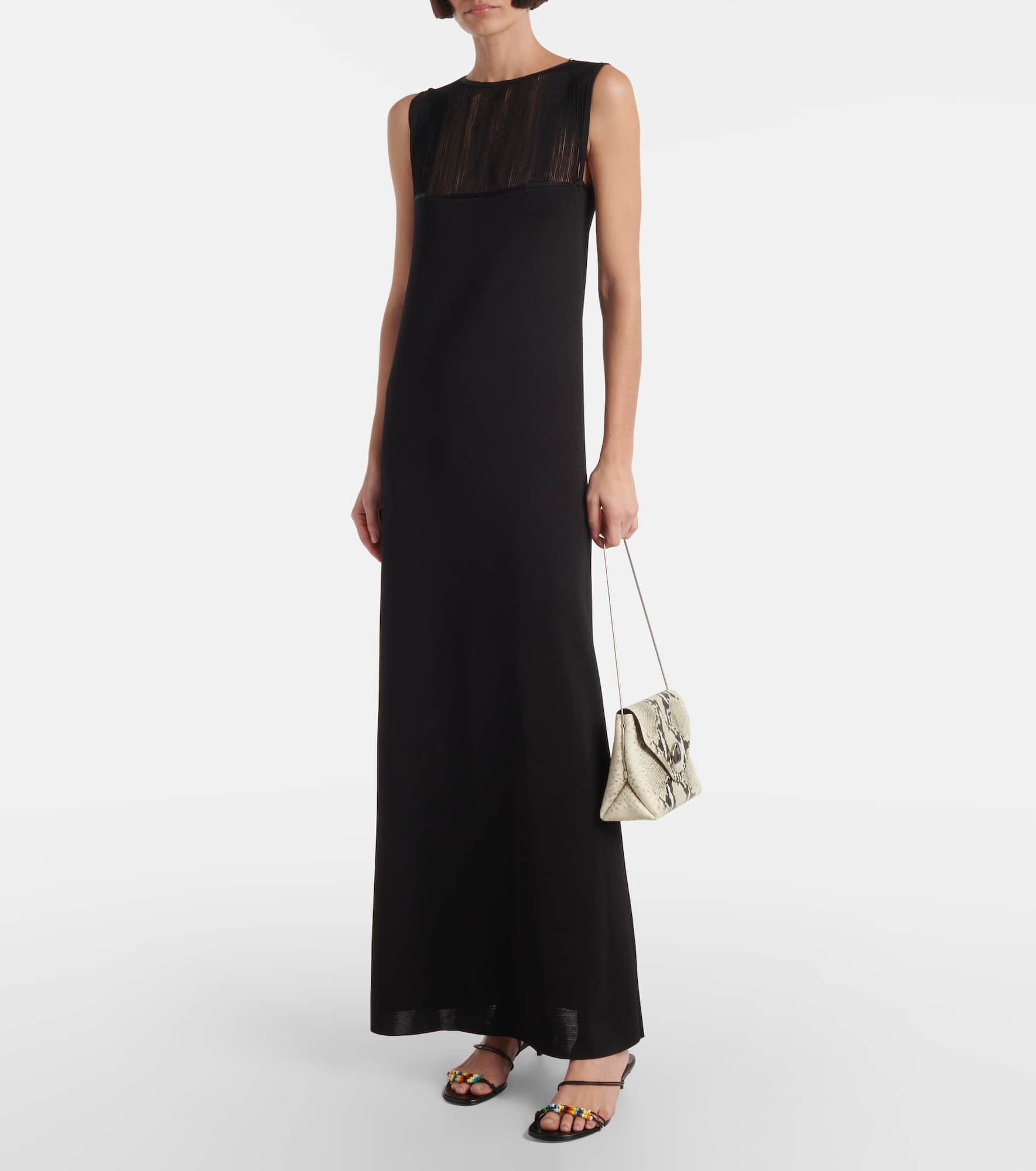 Bobbi snake-effect leather shoulder bag - 5