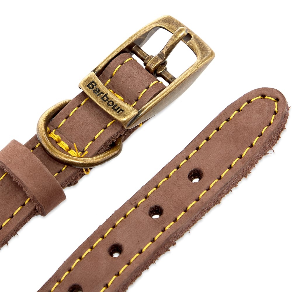 Barbour Leather Dog Collar - 2