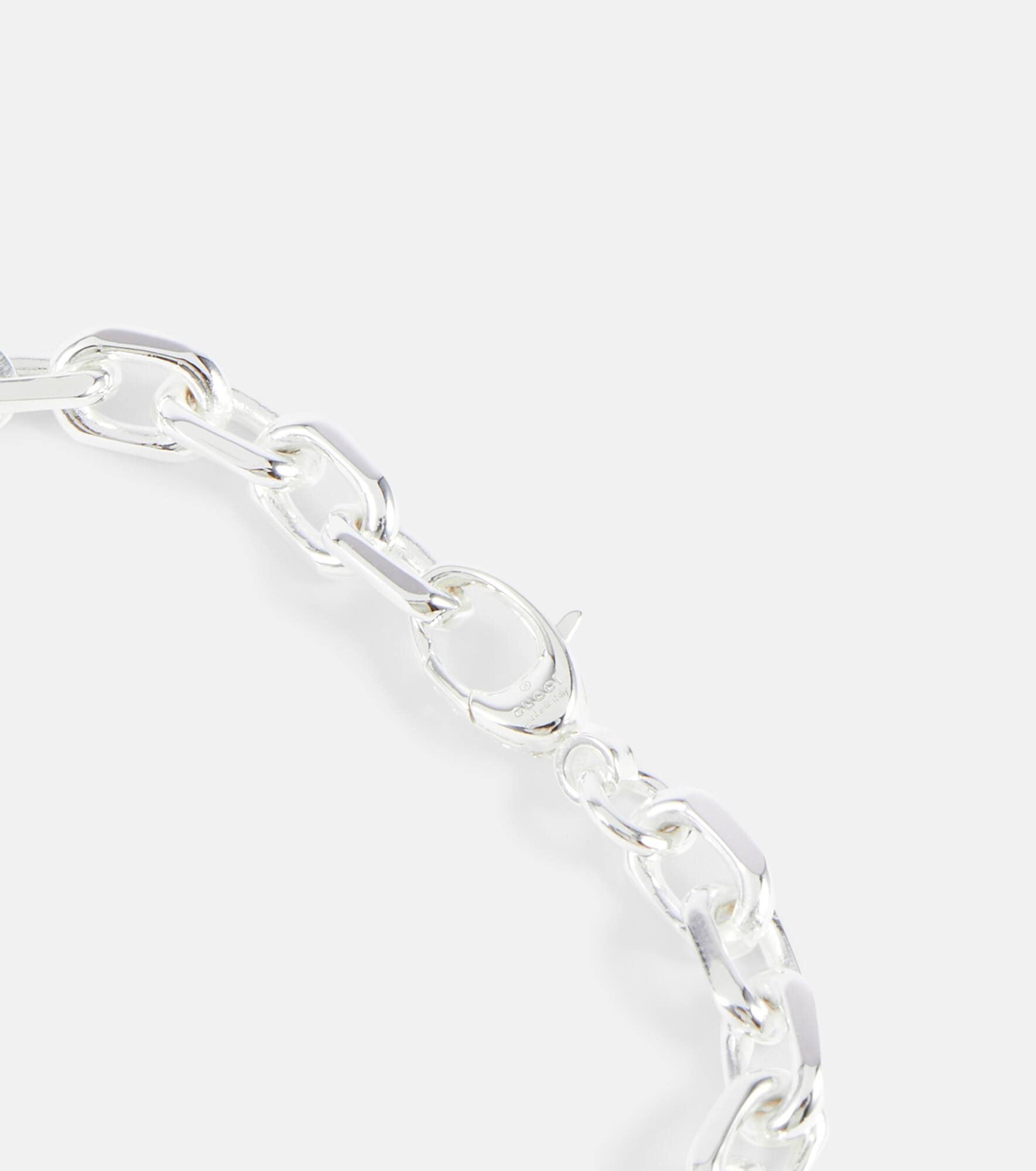 Interlocking G sterling silver bracelet - 2