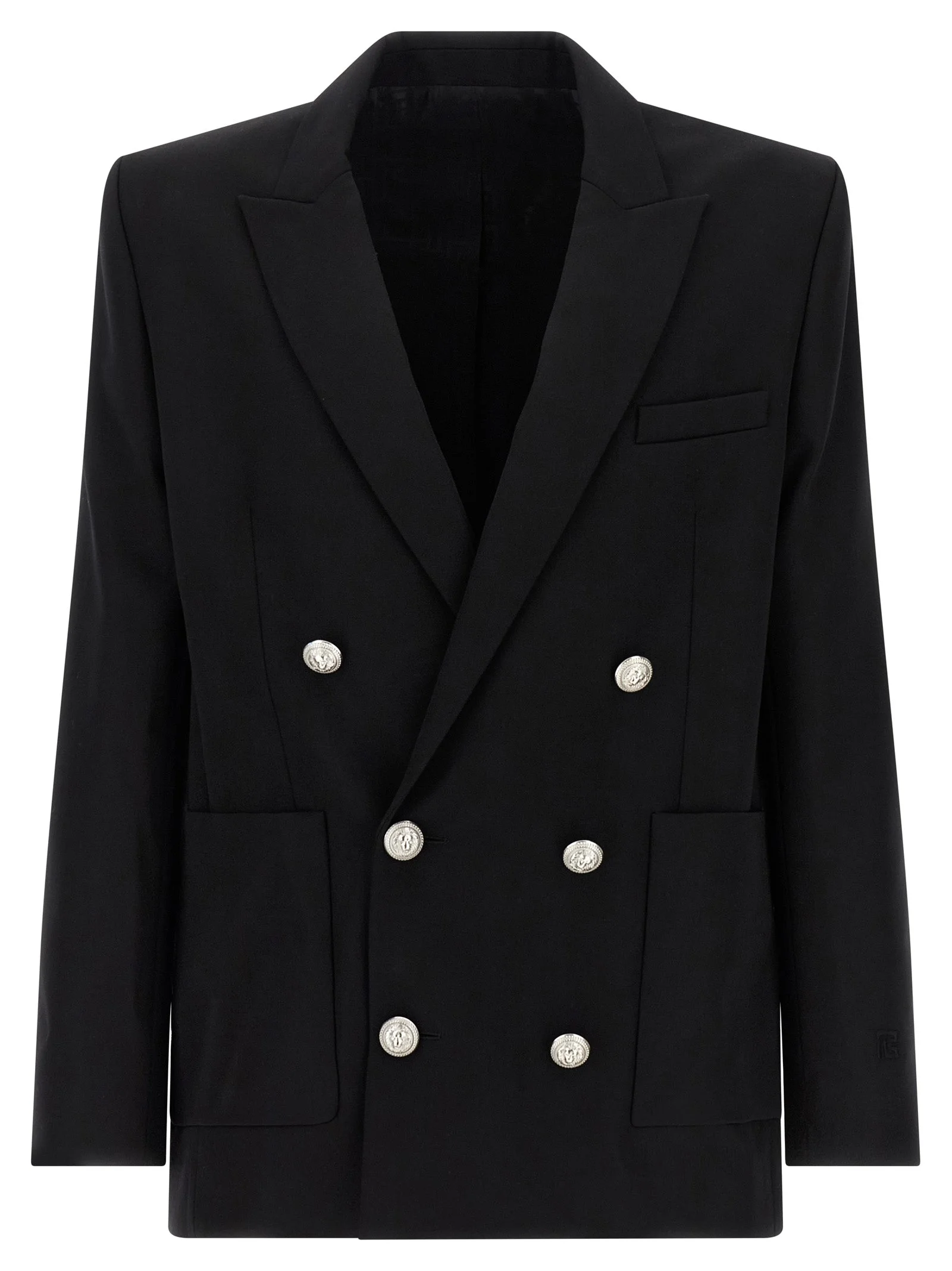 Balmain Men Grain De Poudre Blazer - 1